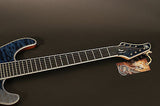 Mayones Regius 7 String Electric Guitar Trans Blueburst Bare Knuckle Pickups