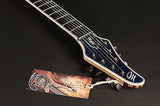 Mayones Regius 7 String Electric Guitar Trans Blueburst Bare Knuckle Pickups