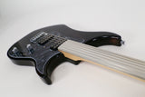 Vigier Surfreter Supra Fretless Guitar in Clear Black