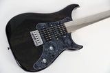 Vigier Surfreter Supra Fretless Guitar in Clear Black